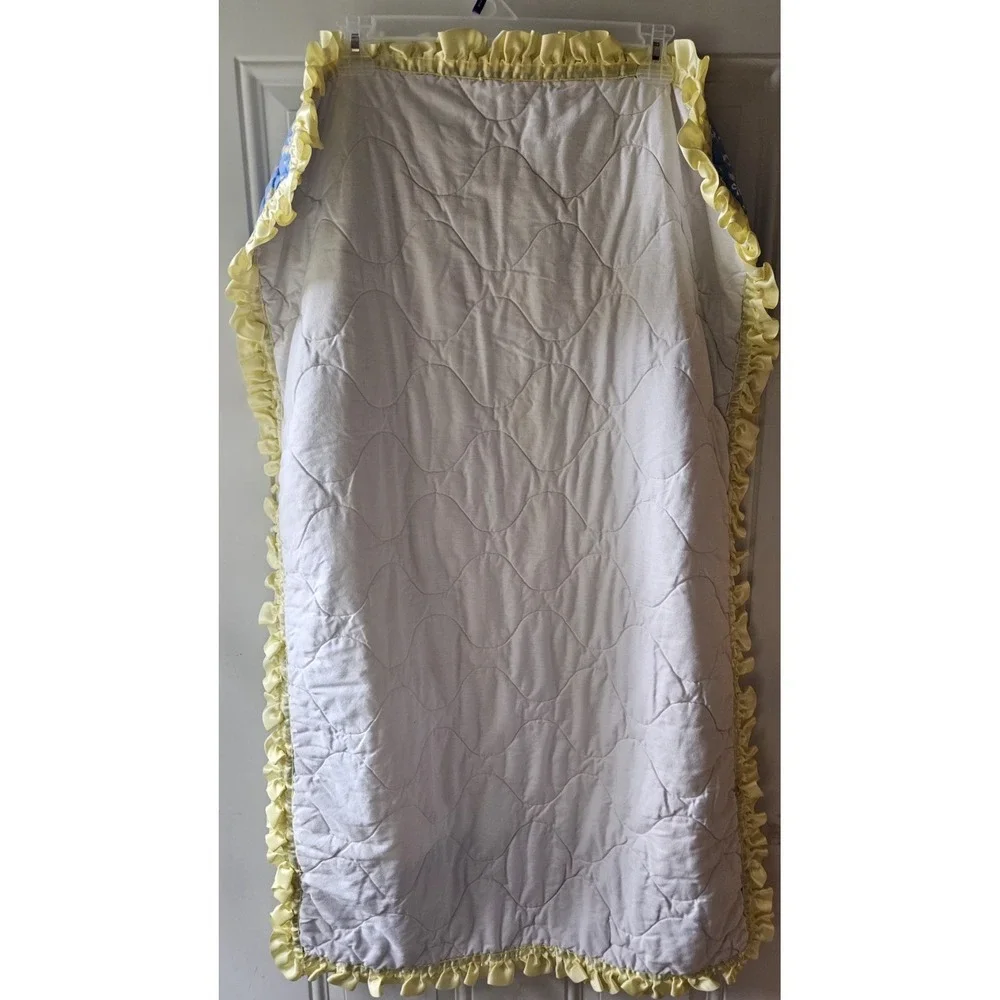Vintage‎ Baby Quilt BUNNIES With Balloons